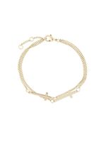 DSQUARED2 double cross bracelet - Métallisé