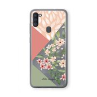 Sweet heaven geometrics: Samsung Galaxy A11 Transparant Hoesje
