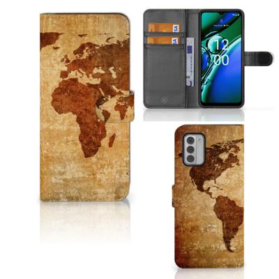 Nokia G42 | Flip Cover | Wereldkaart