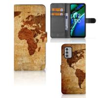 Nokia G42 | Flip Cover | Wereldkaart