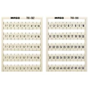 Wago 209-501 accessoire voor klemmenblokken Aansluitingsblok markers