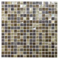 Glass Eclat Tigres mozaiek 15x15 mm multicolor glans