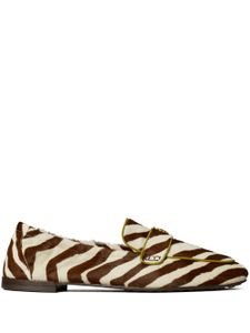 Tory Burch mocassins Ballet en cuir - Marron