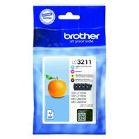 Inktcartridge Brother LC-3211 Zwart + 3 kleuren