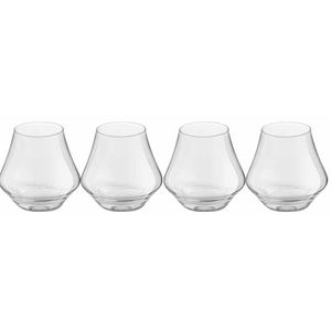 4x Likeur/whiskyglazen transparant 290 ml Artisan