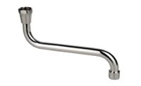 Kirchhoff S-vormige buisuitloop, 3/4" x 150 mm, met beluchter, O-ring - 98951418 Kirchhoff S-vormige buisuitloop, 3/4" x 150 mm, met beluchter, O-ring - 98951418