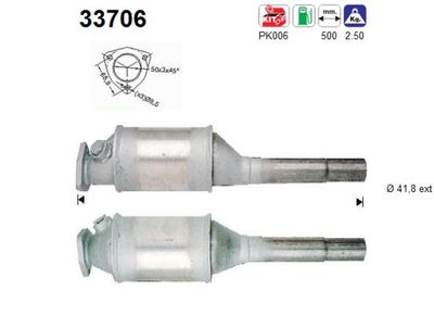 Katalysator SET-Artikel k24, u.a. fÃ¼r VW, Seat