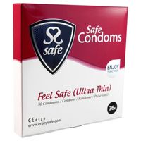 Safe - Feel Safe Condooms Ultra-Thin 36 Stuks Safe - Feel Safe Condooms Ultra-Thin 36 Stuks