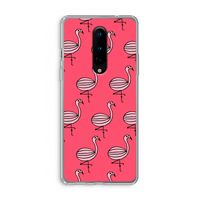 Flamingo: OnePlus 8 Transparant Hoesje