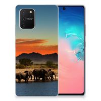 Samsung Galaxy S10 Lite TPU Hoesje Olifanten - thumbnail