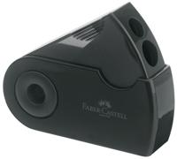 Faber Castell puntenslijper "Sleeve" zwart 2-gaats