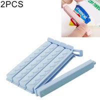 2 stks plastic zak snack tas afdichting liefde clip keuken accessoires blauw