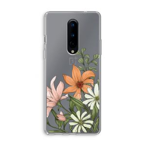 Floral bouquet: OnePlus 8 Transparant Hoesje