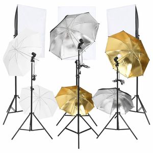 vidaXL 6-delige Fotostudioset met verlichtingsset en softboxen