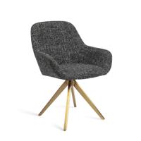 Jesper Home Eetkamerstoel 'Kushi' Turn Gold, kleur Skyfall