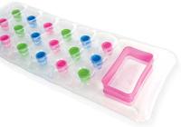 Intex Transparante strand luchtbedden-roze