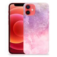 Smartphone hoesje iPhone 12 Mini Pink Purple Paint