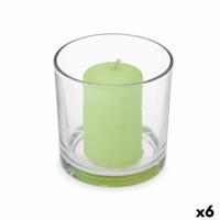 Geurkaars 10 x 10 x 10 cm (6 Stuks) Glas Jasmijn