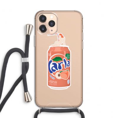 S(peach)less: iPhone 11 Pro Transparant Hoesje met koord