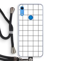Rooster: Huawei Y6s Transparant Hoesje met koord