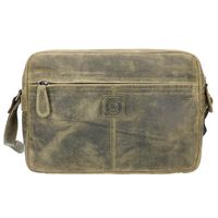 Leather Design Crossbody Schoudertas Hunter Groen - thumbnail