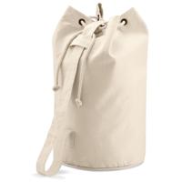 Quadra duffel bag tas - 53 cm - beige canvas - 30 liter - plunjezak - duffeltas - katoen