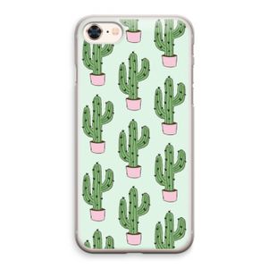 Cactus Lover: iPhone 8 Transparant Hoesje