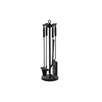 Gerei voor de haard DKD Home Decor Staal (19 x 19 x 70 cm)