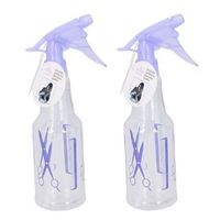 2x Waterverstuivers/spuitflessen lila 500 ml