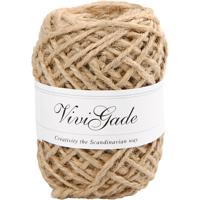 Vivi Gade Natuurlijk hennep, dikte 1-2 mm, naturel, 30 m/ 1 rol