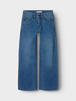 Name it winter jeansbroek meisjes - blauw - wide leg fit - NkfRose
