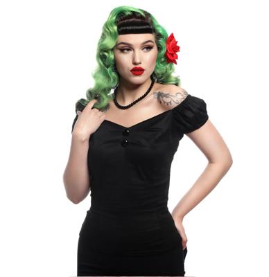 Dolores Blouse Black-46 (NL)/ 20 (UK) Dolores Blouse Black-46 (NL)/ 20 (UK)