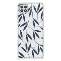 Samsung Galaxy A22 5G | TPU Case | Leaves Blue