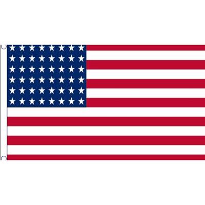 Oude USA Amerikaanse landen vlag - met 48 sterren - 150 x 90 cm Oude USA Amerikaanse landen vlag - met 48 sterren - 150 x 90 cm