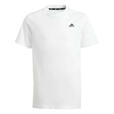 T-Shirt met Korte Mouwen voor kinderen Adidas U Sl Wit Maat 11-12 Jaar