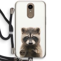 Rocco: LG K10 (2017) Transparant Hoesje met koord