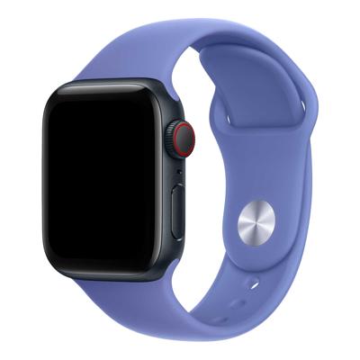 Apple Watch Bandje - Siliconen - Violetblauw - 44, 45, 46 & 49mm - SM Apple Watch Bandje - Siliconen - Violetblauw - 44, 45, 46 & 49mm - SM