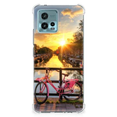 otorola Moto G72 Telefoonhoesje met valbescherming Amsterdamse Grachten