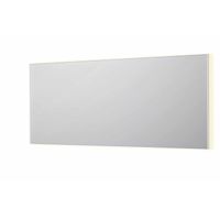 INK SP32 spiegel - 180x4x80cm rechthoek in stalen kader incl indir LED - verwarming - color changing - dimbaar en schakelaar - mat wit 8410101