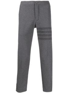 Thom Browne pantalon slim à 4 bandes signature - Gris