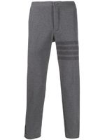 Thom Browne pantalon slim à 4 bandes signature - Gris - thumbnail