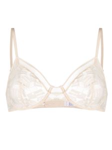 ERES Paradis lace full-cup bra - Tons neutres