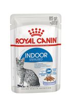 Royal Canin Indoor Sterilised in Jelly natvoer kattenvoer zakjes 12x85g