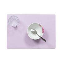 Stevige luxe Tafel placemats Plain lila paars 30 x 43 cm