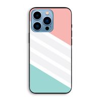 Strepen pastel: iPhone 13 Pro Biologisch afbreekbaar hoesje