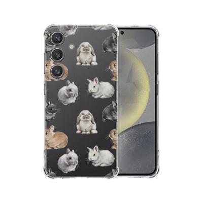 Samsung Galaxy S25 Hoesje - Konijntjes TPU Antishock