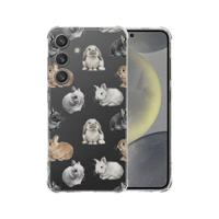Samsung Galaxy S25 Hoesje - Konijntjes TPU Antishock