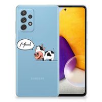 Samsung Galaxy A72 Telefoonhoesje met Naam Cow