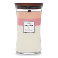 WoodWick Blooming Orchard Trilogy Large Jar kaars Rond Perzik, Roze, Wit 1 stuk(s) - thumbnail