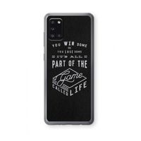Life: Samsung Galaxy A31 Transparant Hoesje